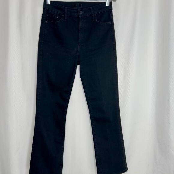 Mother The Insider crop black jeans in not guilty size 27 - Picture 1 of 8